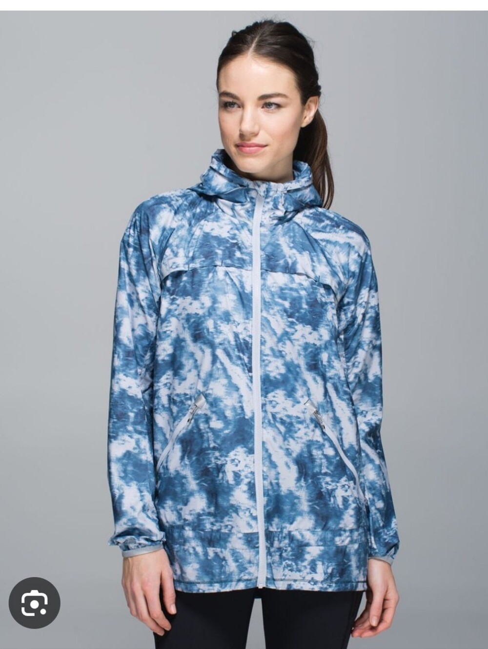 Lululemon Miss Misty Jacket II Sea Side Silver Fox Alberta Womens Size 8